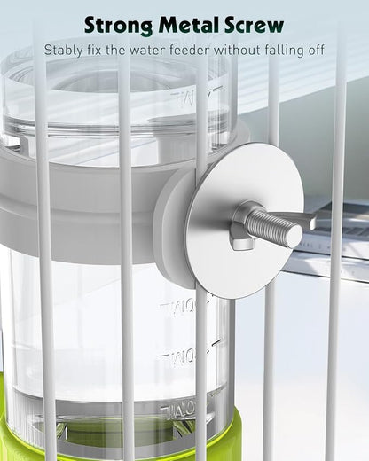 Pawfly Bird Water Dispenser, Automatic Water Feeder, Plastic Bird Cage Dispenser - Image 3