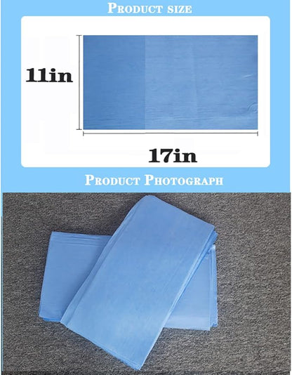 Firdnyohs 100 Pcs Bird Cage Liner Papers 11X17in Blue Cage Paper Liners - Image 5