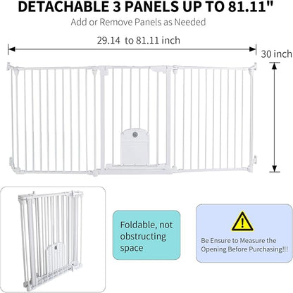 81.11" Extra Wide Baby Gate - Image 2