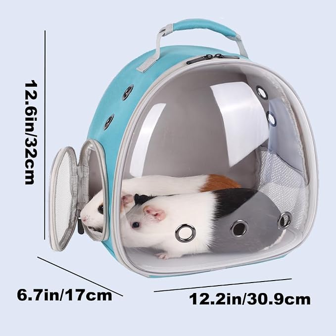 Portable Small Animal Backpack Travel Breathable Pet Carrier Bag Cages - Image 3