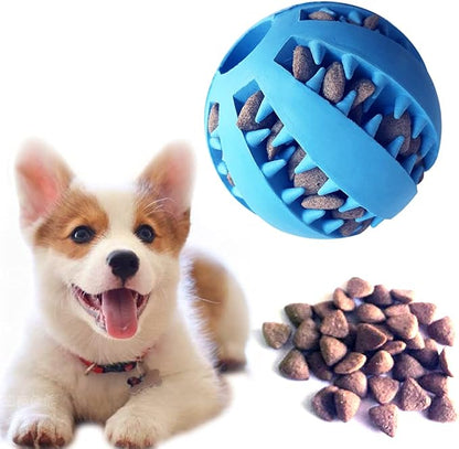 Dog Treat Toy Ball, Dog Tooth Cleaning Toy, Interactive Dog Toys 2.8" Pack of 2 - Image 2