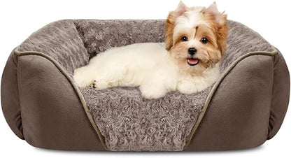 INVENHO Small Dog Bed Rectangle Washable Orthopedic Soft Calming Sleeping by INVENHO