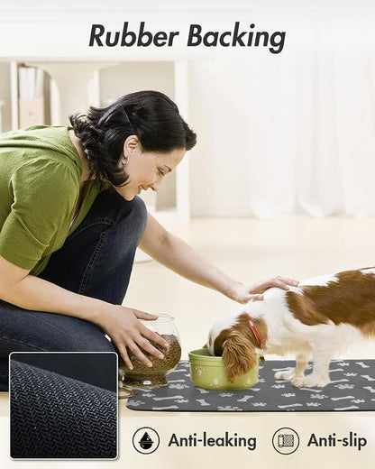 MontVoo Dog Food Mat-Pet Feeding Mat - Image 6
