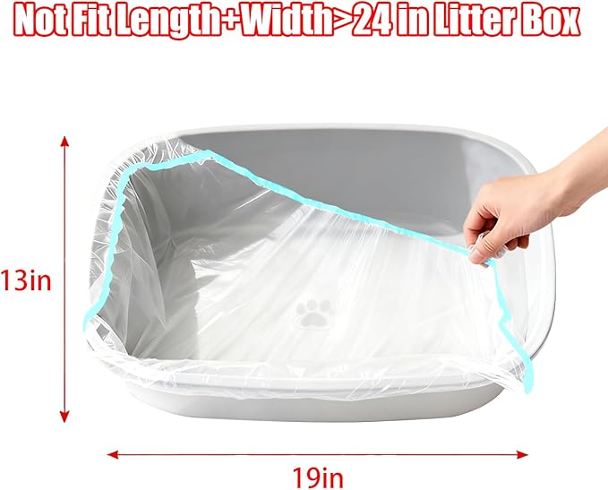 120 Pack Cat Litter Bags with Drawstring, Compatible with Litter-Robot 3/4 - Image 4