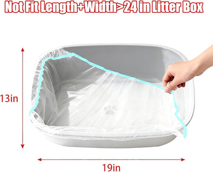 120 Pack Cat Litter Bags with Drawstring, Compatible with Litter-Robot 3/4 - Image 4