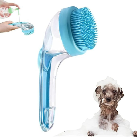 Dog Bath Brush, 2 in 1 Pet Bath Brush Soft Dog Scrubber by Lifeneedsasenseofritual