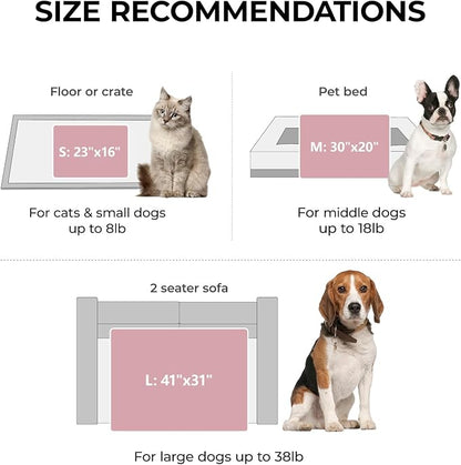 LINENLUX 1 Pack 3 Soft Dog Blanket Washable Warm Fleece Cat Blankets - Image 6