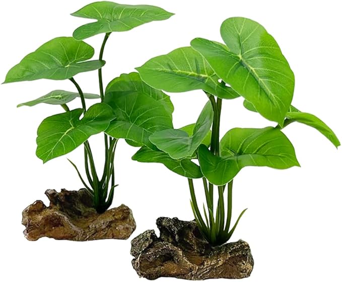 Smoothedo-Pets Fish Tank Decor Aquarium Decorations Ornaments Betta Leaf pad by EnvironmentFriendlyArtificialPlasticPlantAquariumDecoration