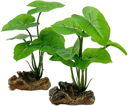 Smoothedo-Pets Fish Tank Decor Aquarium Decorations Ornaments Betta Leaf pad by EnvironmentFriendlyArtificialPlasticPlantAquariumDecoration