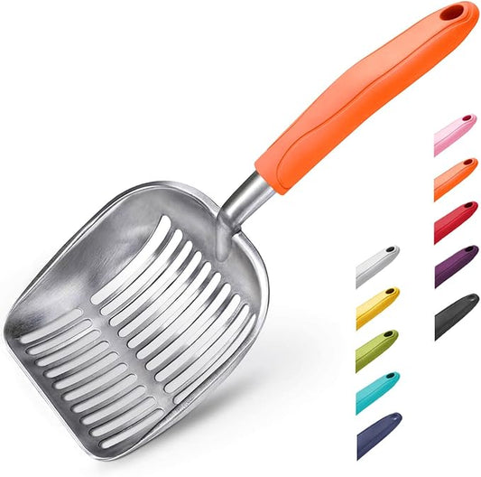 WePet Cat Litter Scoop, Aluminum Alloy Sifter, Kitty Metal Scooper, Deep Shovel by WePet