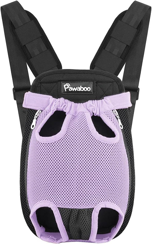 Pawaboo Pet Carrier Backpack, Adjustable Pet Front Cat Dog Carrier Backpack by Pawaboo