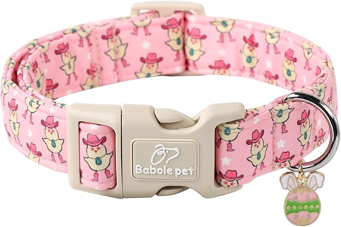 Easter Dog Collar for Medium Dogs by Babolepet