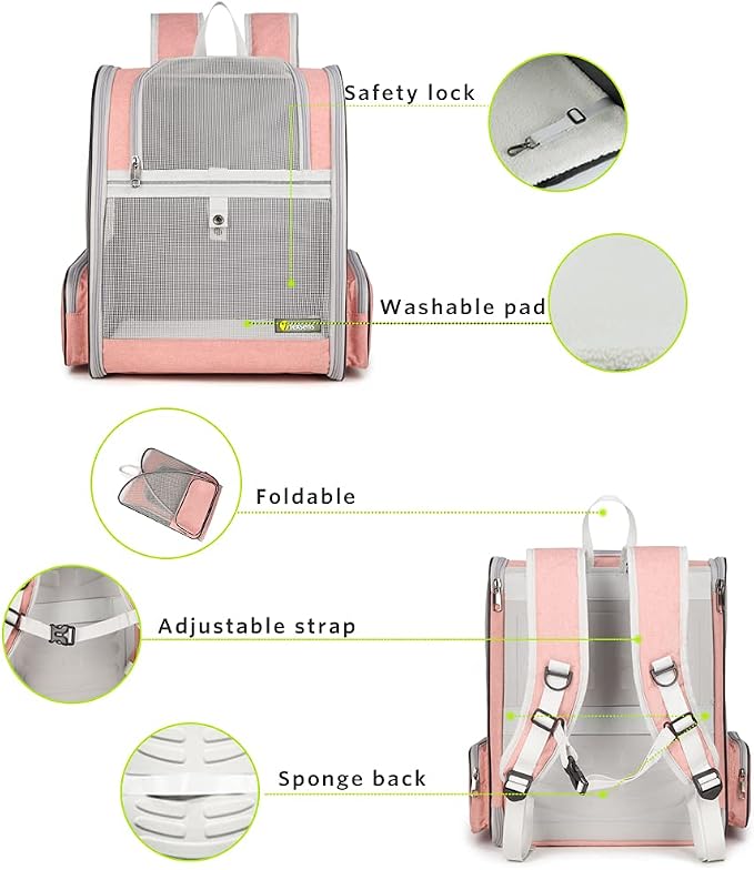 Texsens Innovative Traveler Bubble Backpack Pet Carriers - Image 4