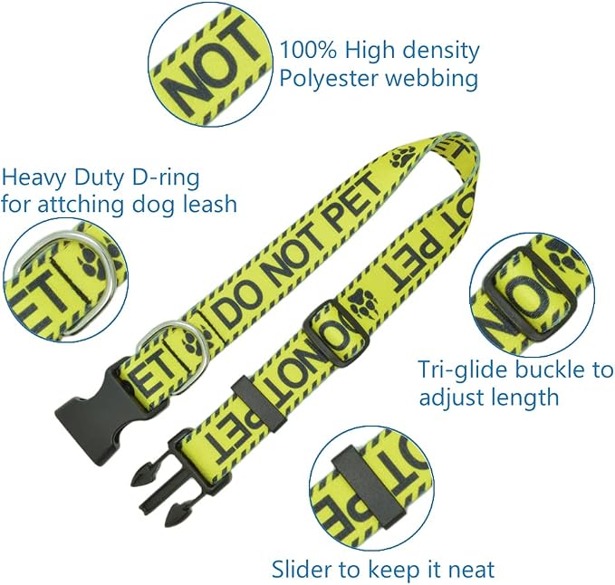 Dog Collar for DO NOT PET, Sturdy Durable - Image 3