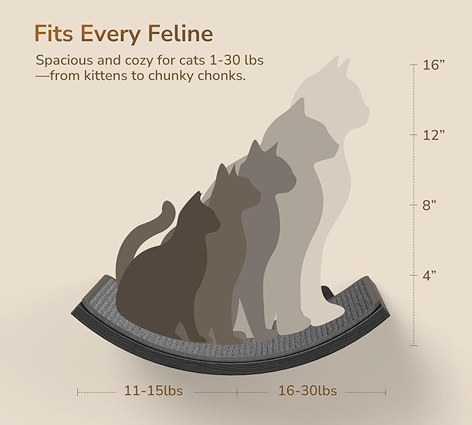 Cat Wall Shelves for Large Cats Set, Wall Mounted Climbing Shelves for Sleeping - Image 6