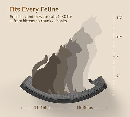 Cat Wall Shelves for Large Cats Set, Wall Mounted Climbing Shelves for Sleeping - Image 6