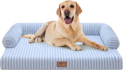 Large Dog Bed Orthopedic Washable Dog Beds Bolster by Mekiy