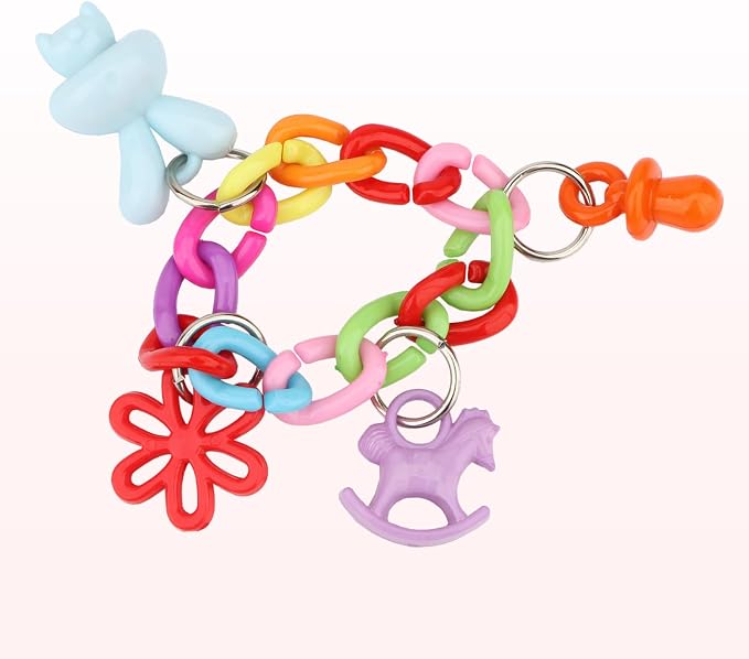 Hypeety Bird Parrot Foot Toy Chewing Swing Bite Toy Plastic Parrot Toys Bird - Image 3