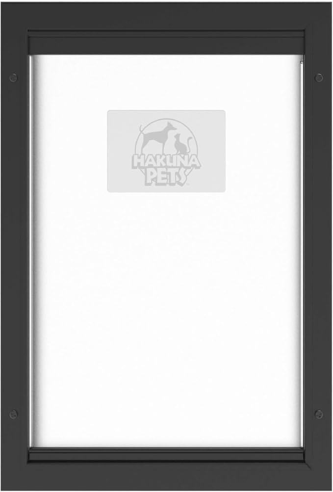 Hakuna Pets Deluxe Aluminum Pet, Cat and Dog Door by HakunaPets