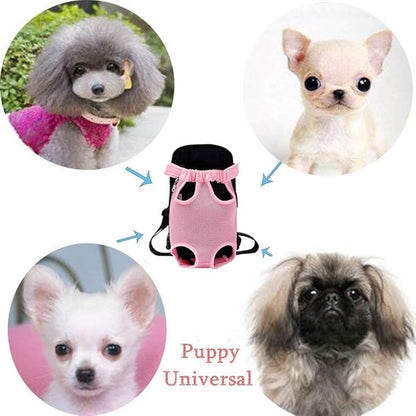 Dog Carrier Pink Legs Out Front Pet Carrier Backpack Comfortable Puppy Bag - Image 2
