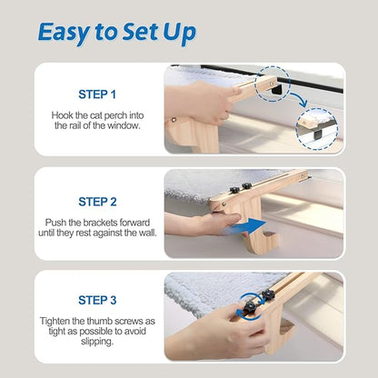 Zakkart Easy Seat Cat Perch for Window Sill - Image 3