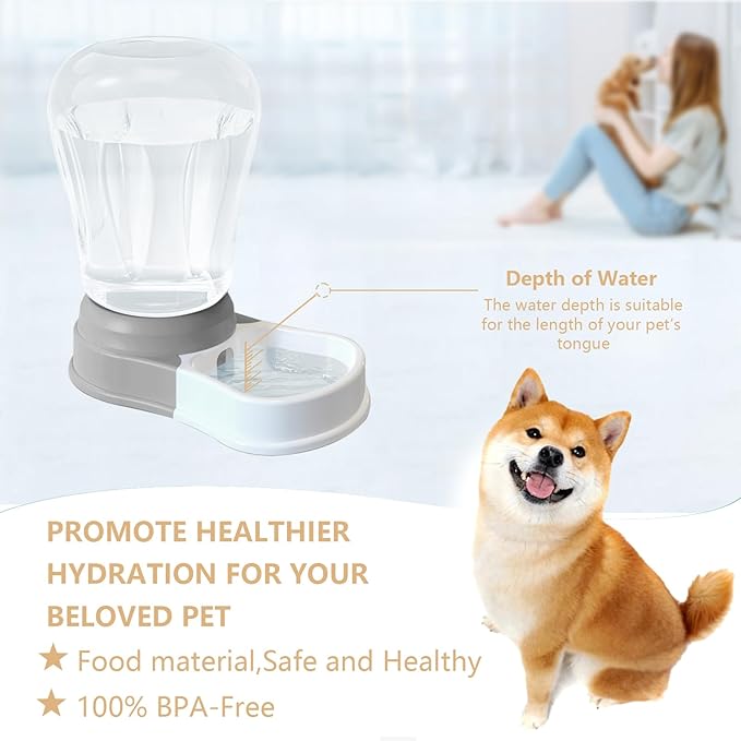 1.6 Gallon Automatic Dog Water Dispenser, Large Capacity Gravity Pet Water Bowl - Image 6