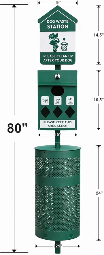 Dog Waste Station Outdoor Pet Waste Station- Desing - Image 7