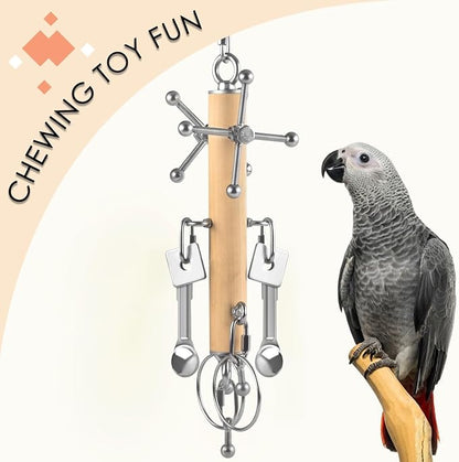 KATUMO Bird Toys, Parrot Pull Spoons, Spinning Toys - Image 3