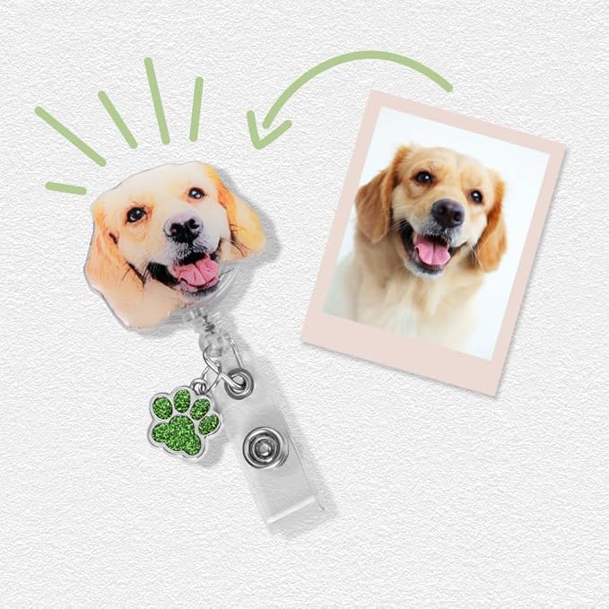 callie Personalized Pet Badge Reel - Image 2