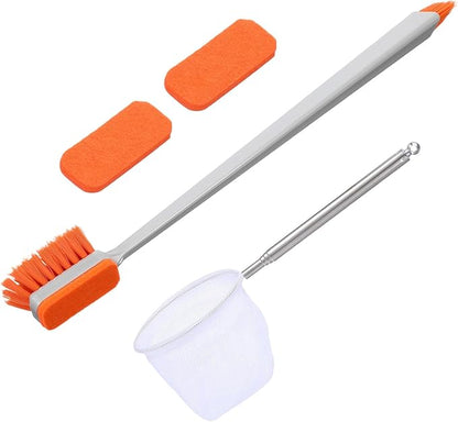 2 Pcs Small Fish Tank Cleaner Brush by Unknown