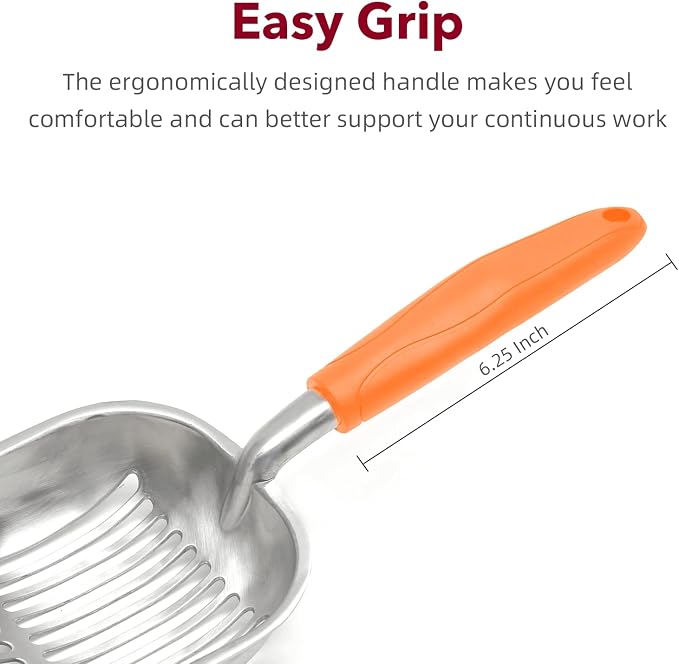 Cat Litter Scoop, Kitty Metal Scooper, Aluminum Alloy Sifter, Kitten Pooper - Image 3