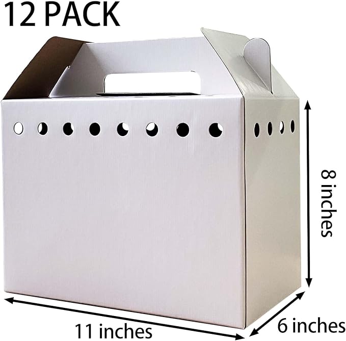 Cardboard Pet Carriers for Small Animals, Not for Cats or Dogs, Disposable - Image 3