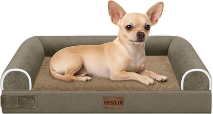 Small Dog Bed Orthopedic Washable: Beds Bolster Small Sized Dogs Bed Egg Crate by Nanuya