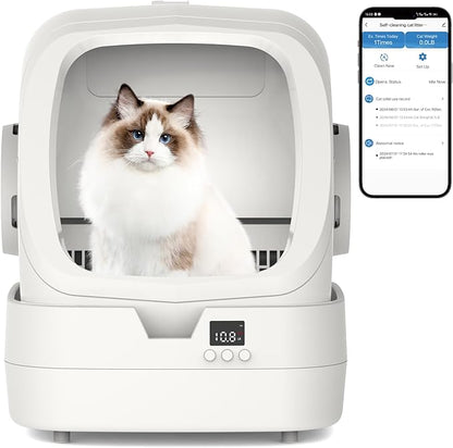 Automatic Cat Litter Box Self Cleaning by UPFAS