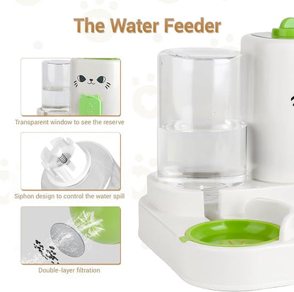 2-in-1 Gravity Pet Feeder & Water Dispenser - Image 5