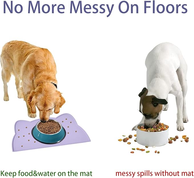 Cat Food Mat, Silicone Pet Feeding Mat - Image 3