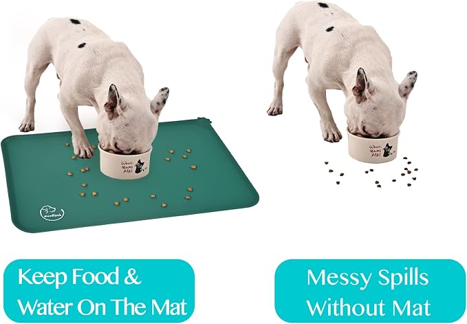 Silicone Waterproof Dog Cat Pet Feeding Mats, Non Slip, Easy Clean Pet Dog Cat - Image 7