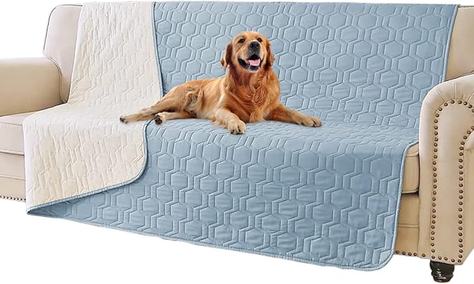 Waterproof and Anti-Slip Dog Bed Cover and Pet Blanket Sofa Pet Bed Mat ，car by TcksstexFauxFurDogBedCover