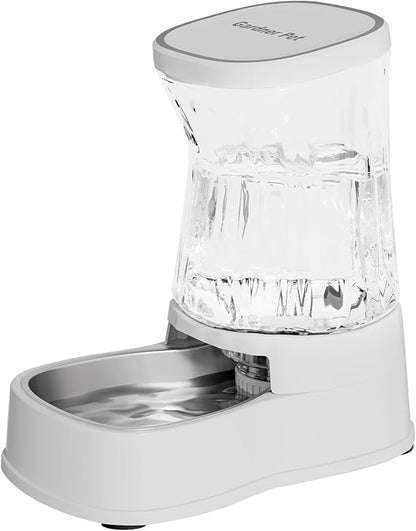 Gardner Pet Automatic Dog Water Dispenser Gravity Stainless Steel Water Waterer by GardnerPet