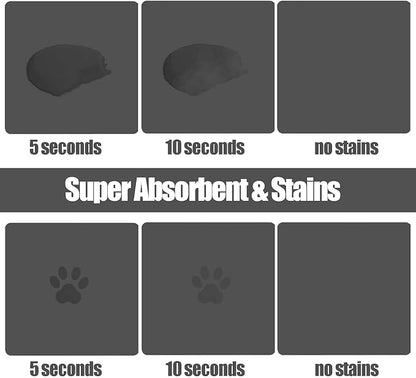 Large Pet Feeding Mat, Absorbent Quick Dry Dog Mat - Image 5