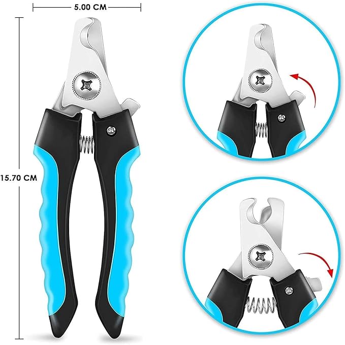 5-in-1 Pet Grooming Kit: Deshedding Rake, Nail Clipper, Grooming Gloves & - Image 2