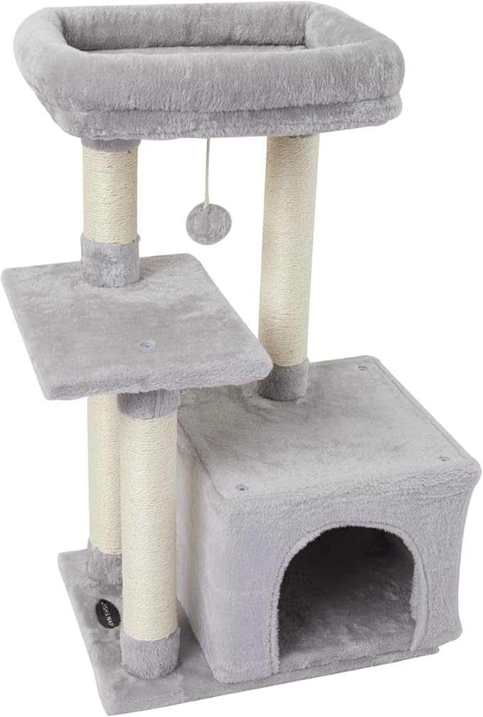 FISH&NAP Cute Cat Tree Kitten Cat Tower by FISHNAPthemeaningisthatcatliketoeatfishandhaveanaphopeyourbabylikeit