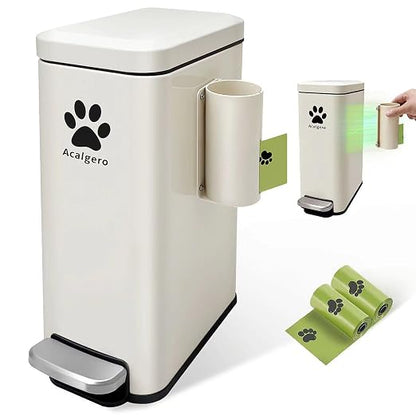 Dog Poop Trash Can Outside by Unknown