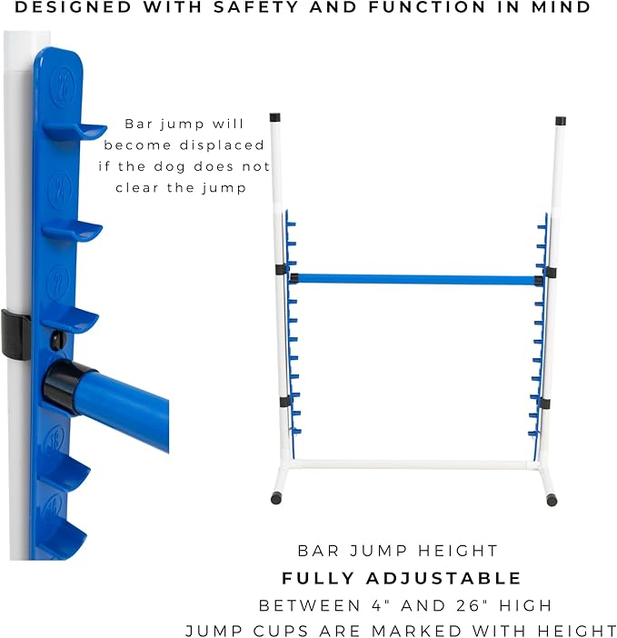 Better Sporting Dogs Premium Starter Dog Agility Set w/Safety-Focused Features - Image 3
