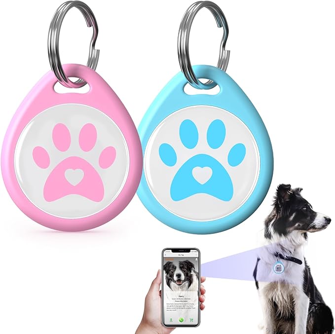 2-Pack -Smart QR Code Pet ID Tag by Taghelp