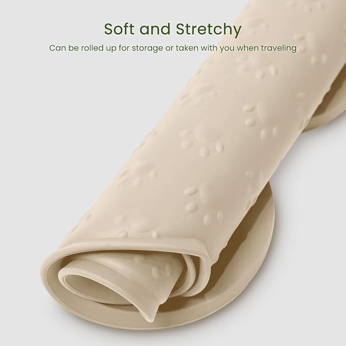 Dog Food Mat Anti-Slip Silicone Dog Bowl Mat Thicker Pet Placemat Waterproof - Image 7
