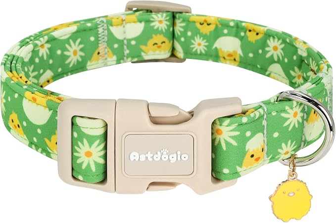 Easter Dog Collar for Large Dogs, Easter & Spring Theme Large Dog Collar by Unknown