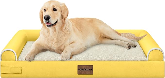 Large Dog Bed Orthopedic Washable: Beds Bolster XL Bed Medium Large Dogs Egg by Nanuya