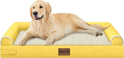 Large Dog Bed Orthopedic Washable: Beds Bolster XL Bed Medium Large Dogs Egg by Nanuya