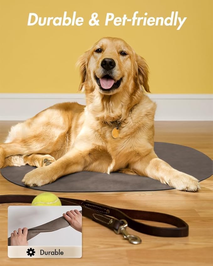 Absorbent Dog Water Mat for Food and Bowl - Image 6